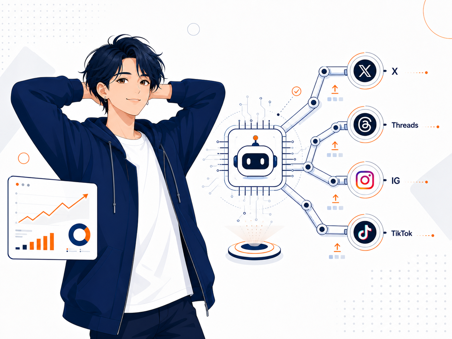 AI handles all SNS in parallel